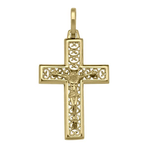 18k crucifix deals