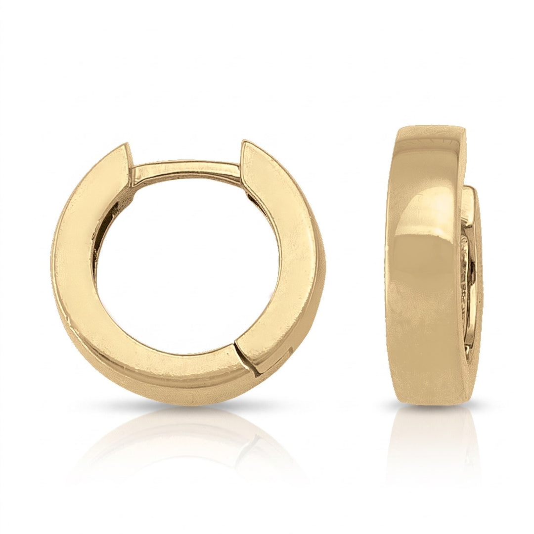Yellow Gold Huggie Earrings