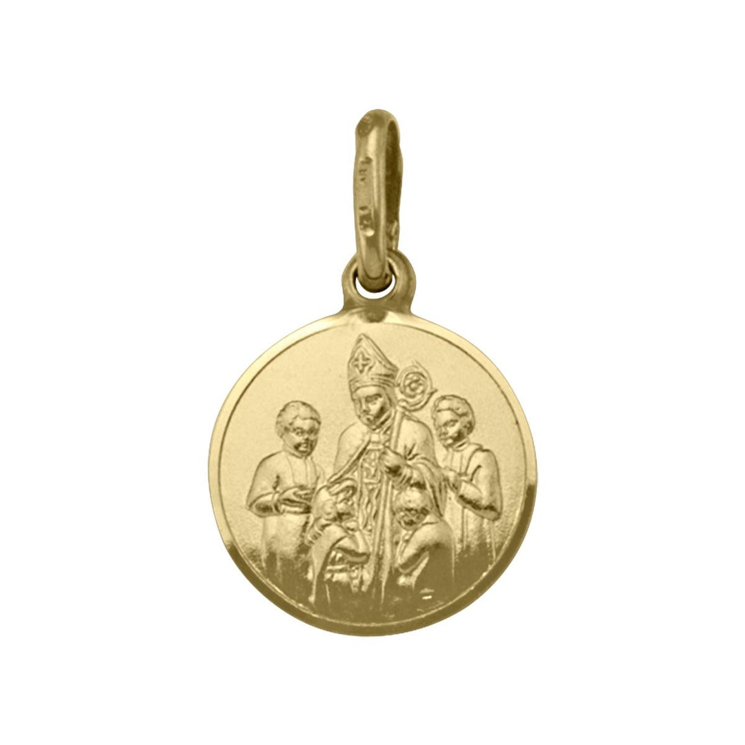 Yellow Gold Confirmation Medal — front view
