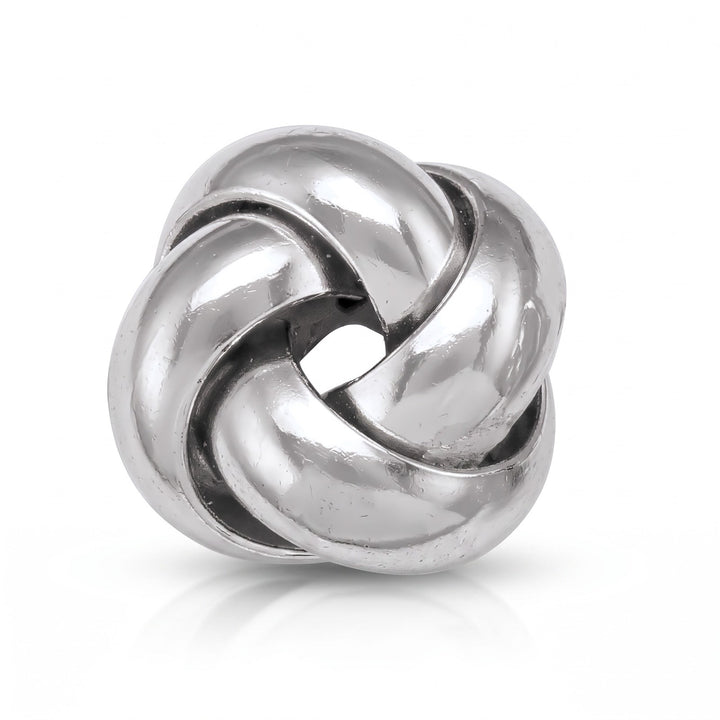 Yellow Gold Love Knot Earrings