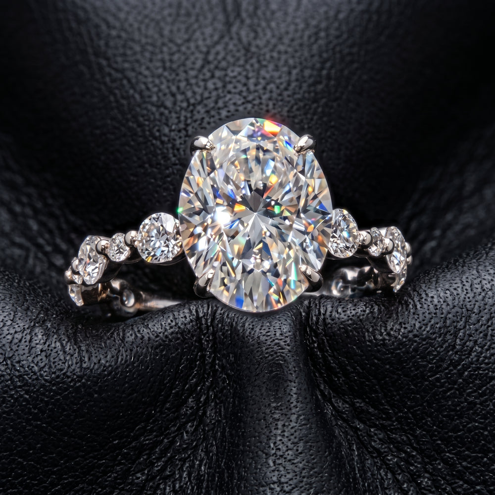 2CT Lab diamond engagement ring.