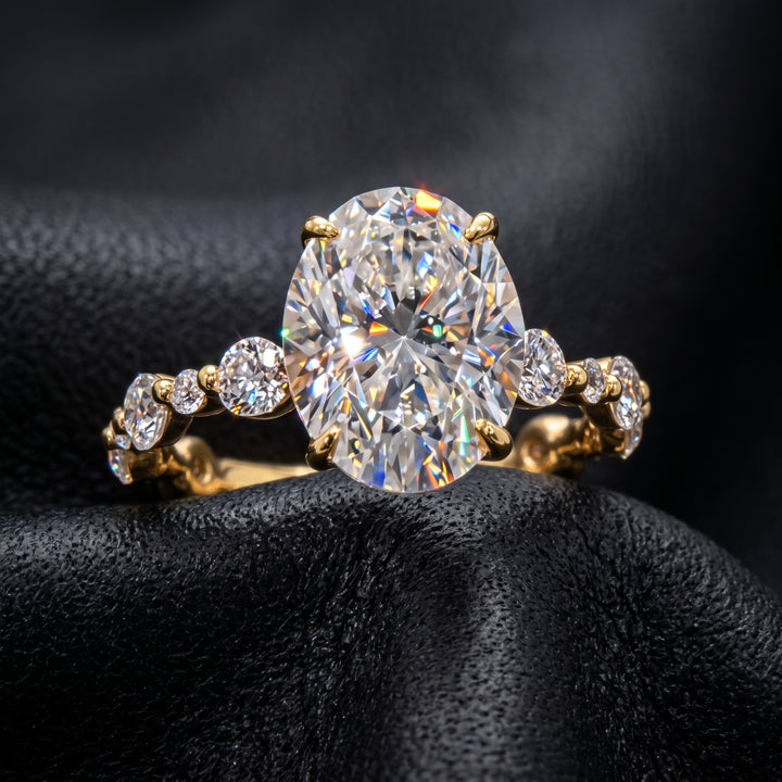 2CT Lab diamond engagement ring.