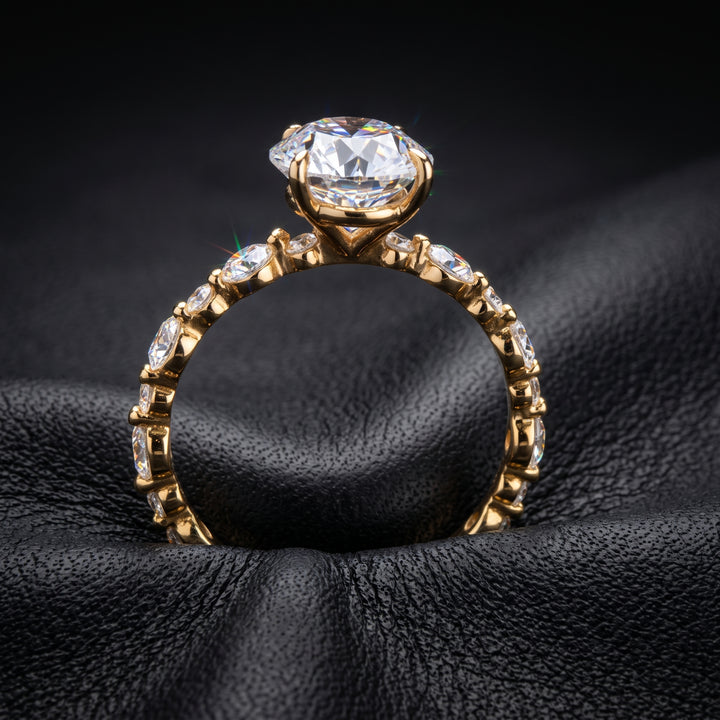 2CT Lab diamond engagement ring.