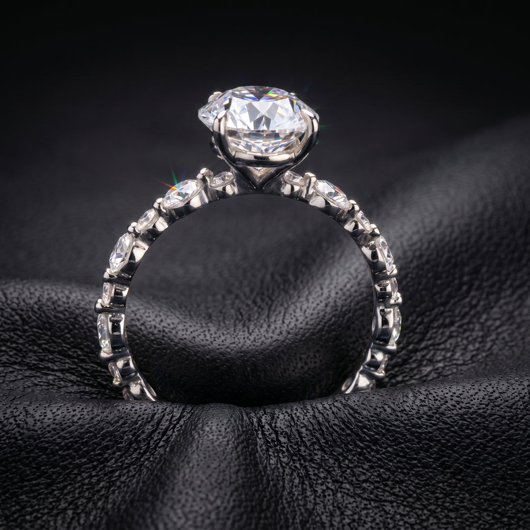 2CT Lab diamond engagement ring.
