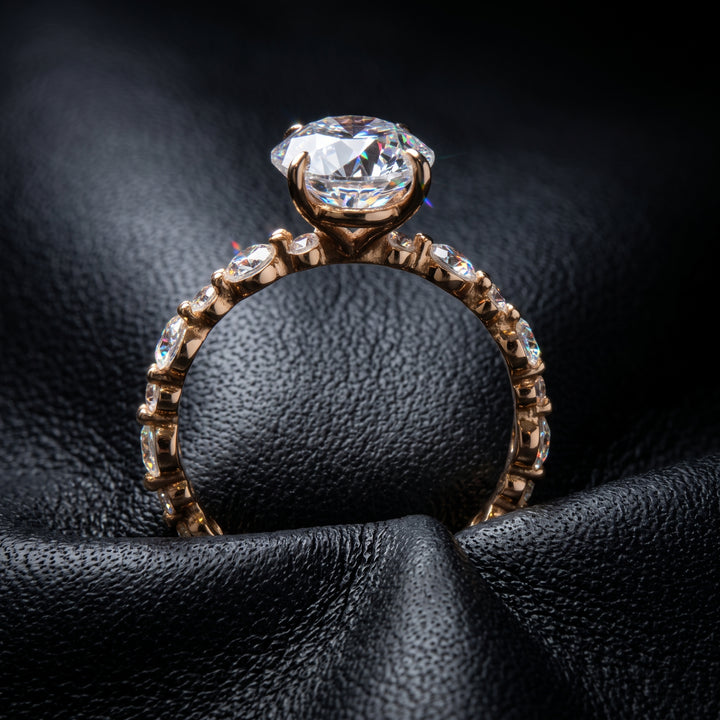 2CT Lab diamond engagement ring.