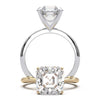 Asscher Cut Lab-Grown Diamond Solitaire Ring