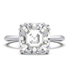 Asscher Cut Lab-Grown Diamond Solitaire Ring