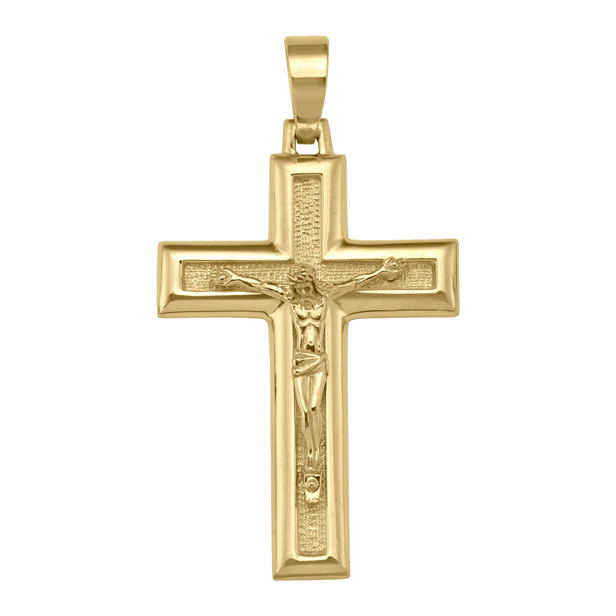 YELLOW GOLD CRUCIFIX