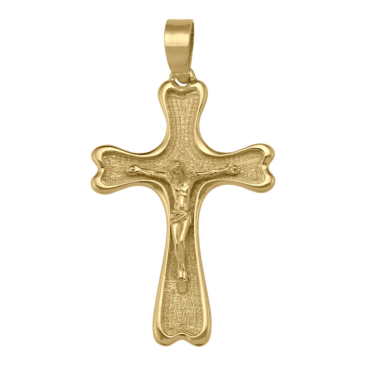 Distinctive Yellow Gold Crucifix Necklace | Rudix Jewellery