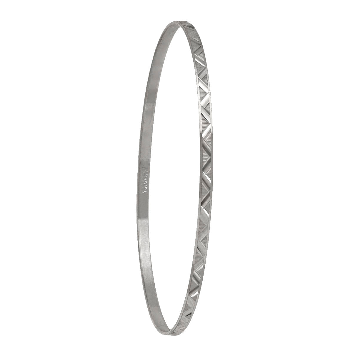 White Gold Bangle