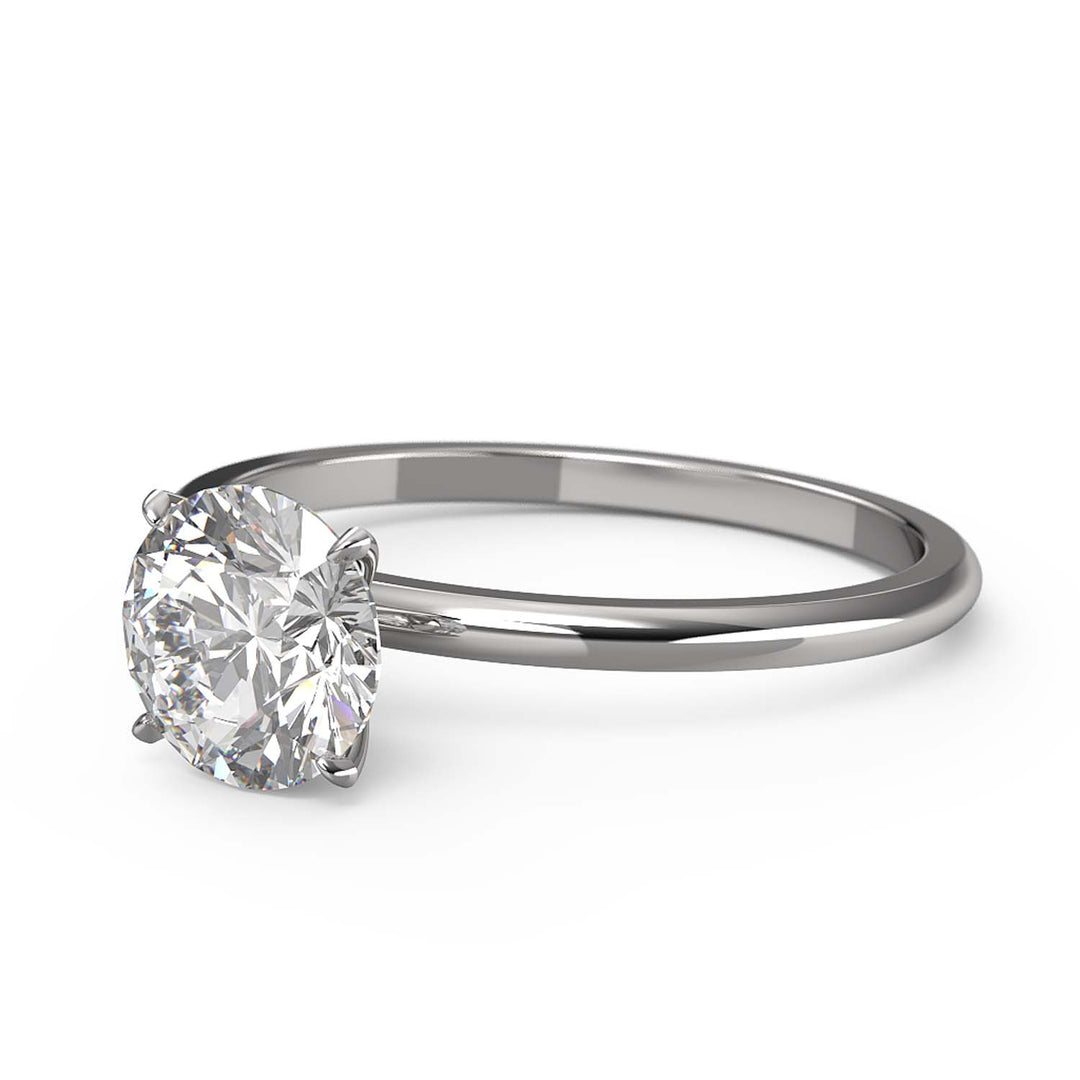 Round Solitaire Ring