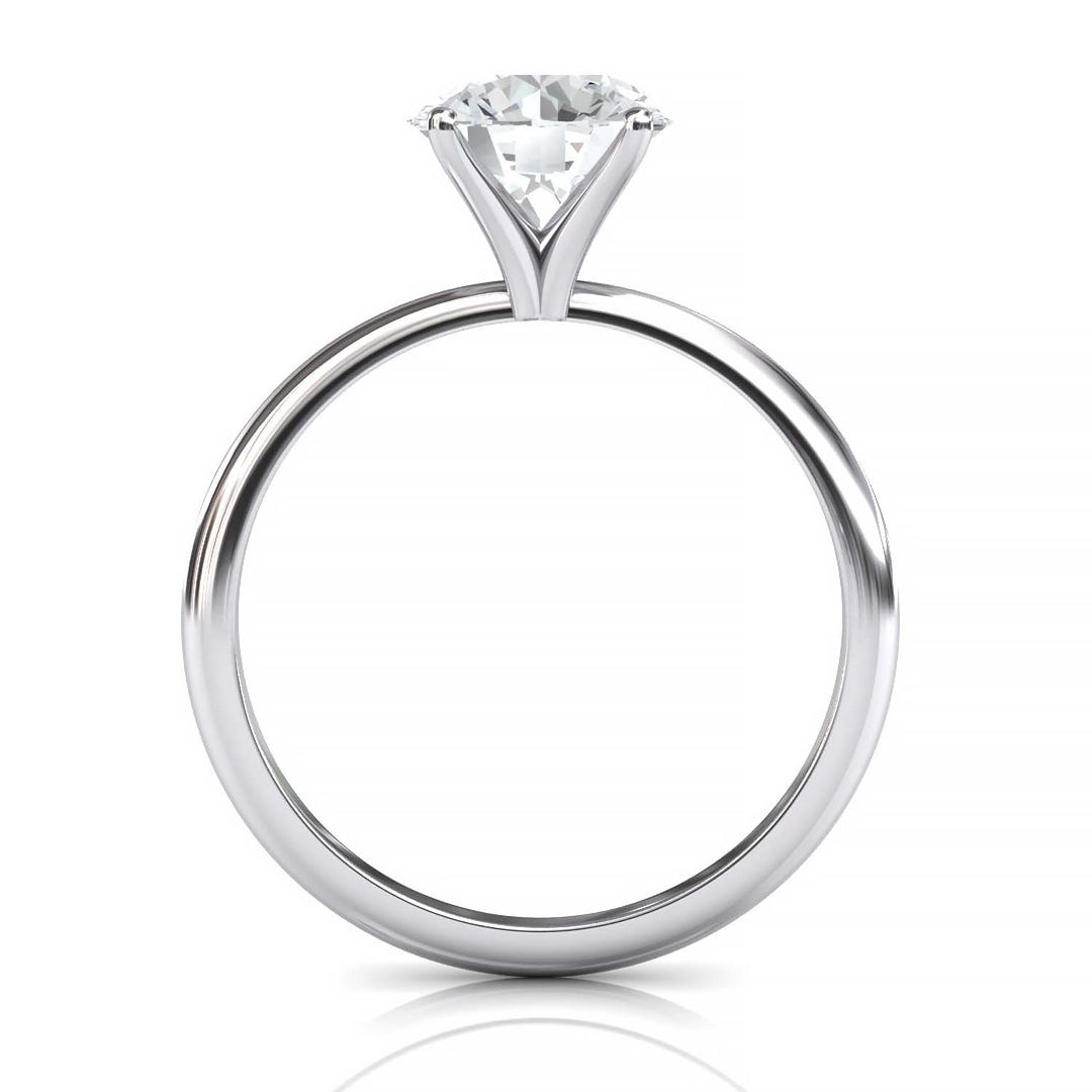 Round Solitaire Engagement Ring