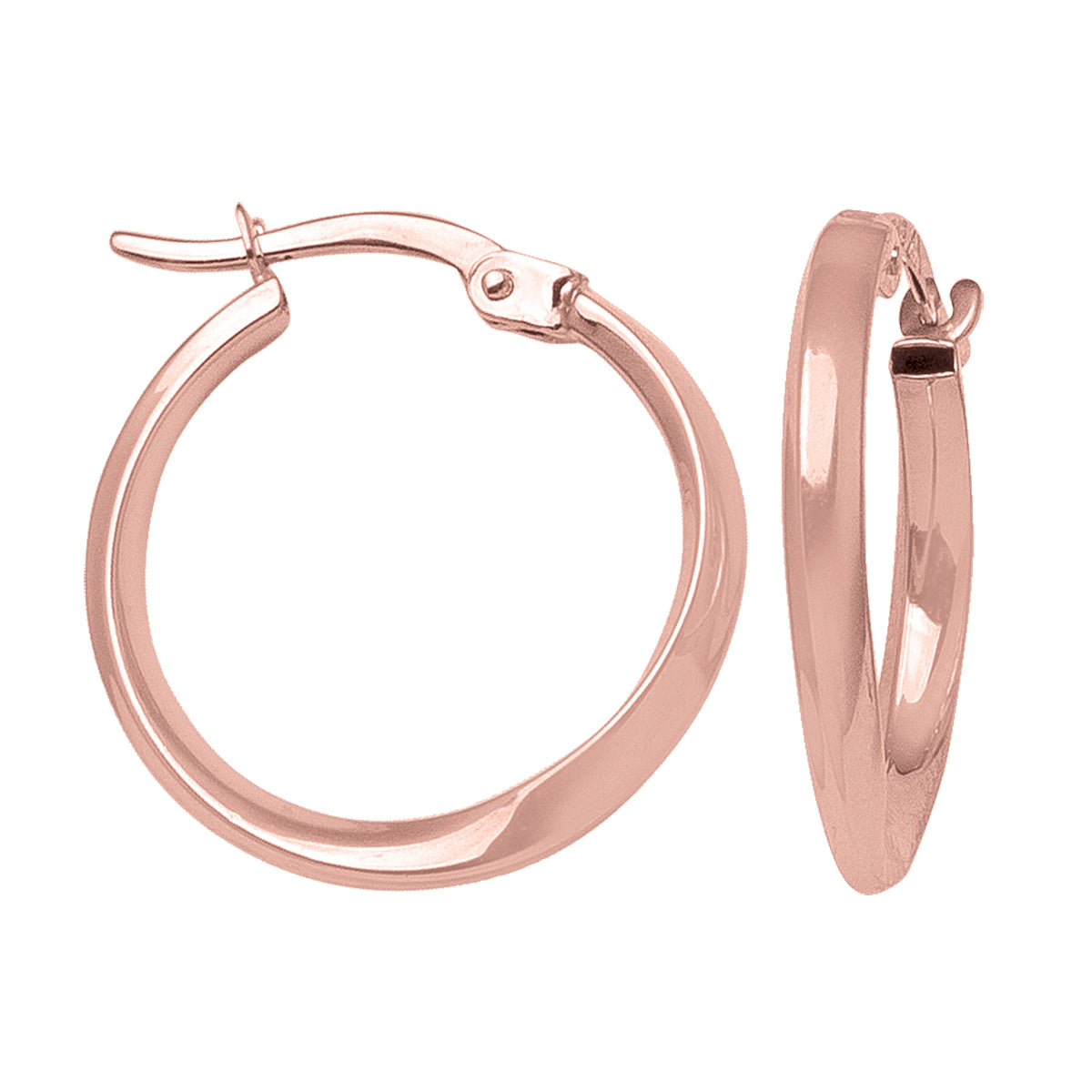 Rose Gold Hoop Earring