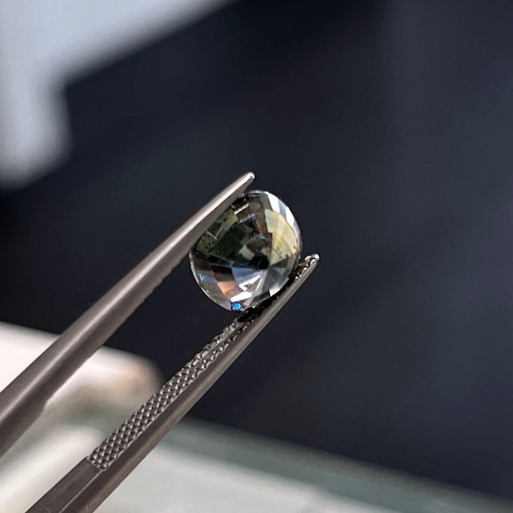 Certified 2.85ct cushion cut color-change sapphire unheated