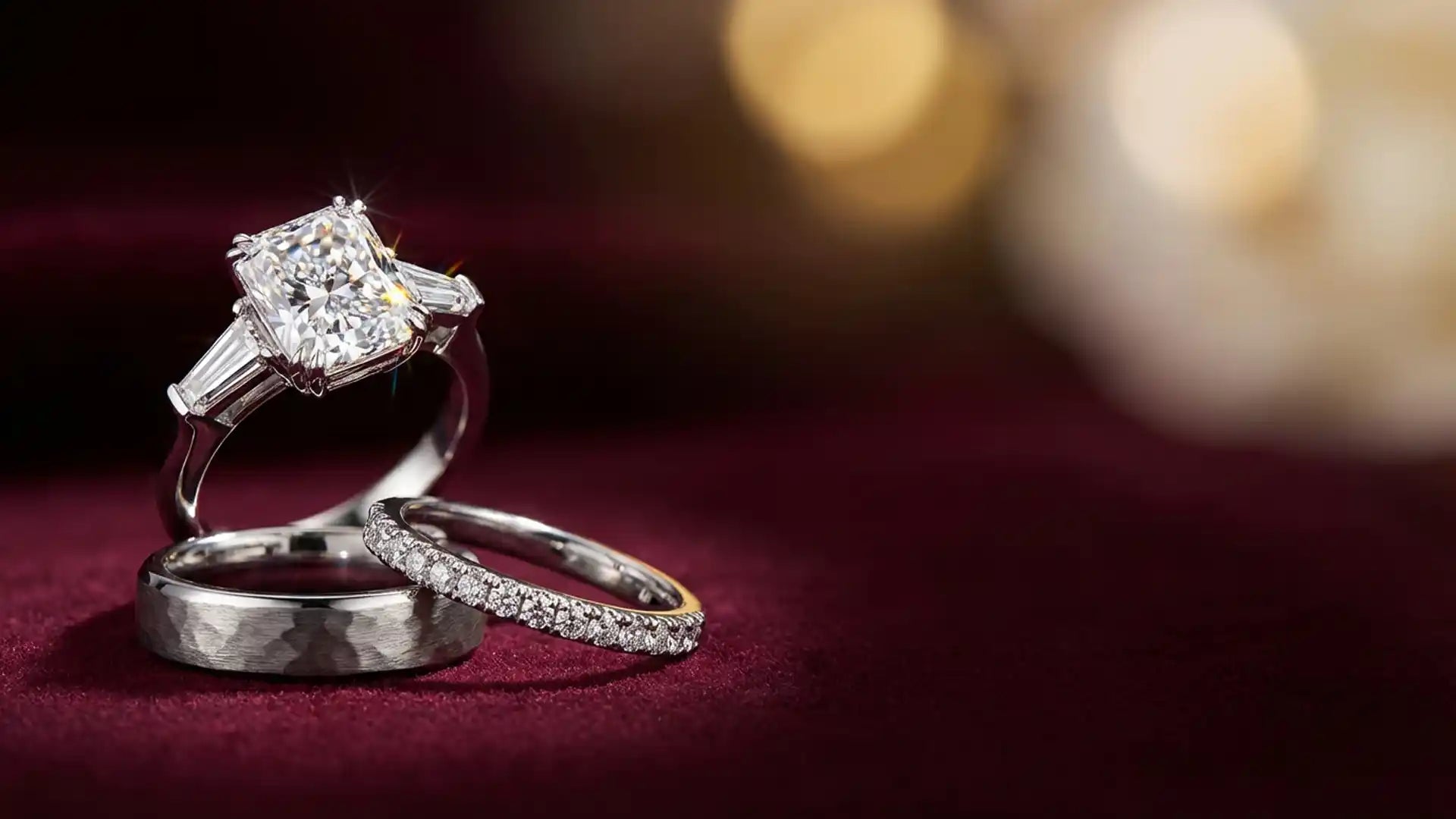 Engagement ring and wedding bands holiday sale - 30% off at Rudix Jewellery