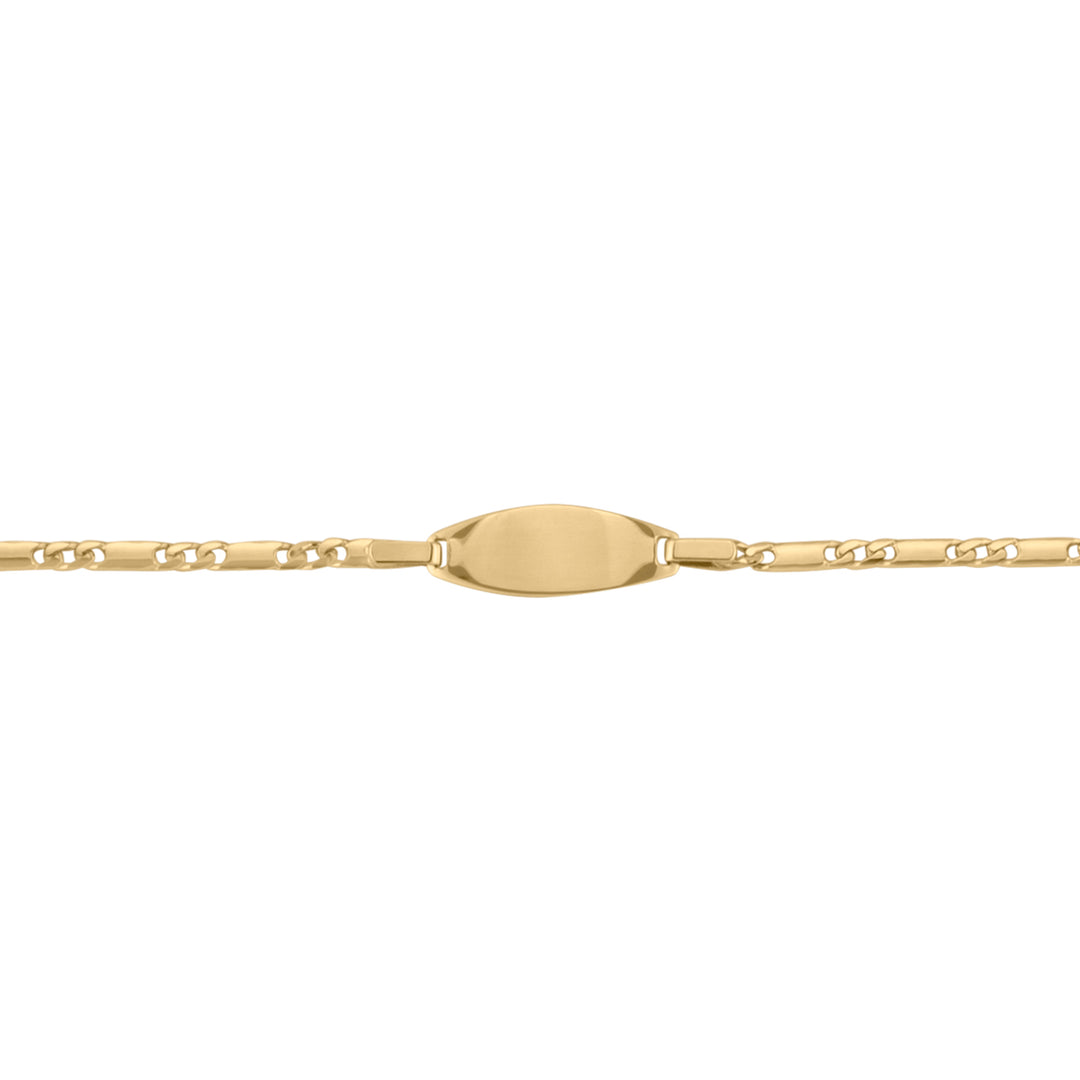 Yellow Gold ID Bracelet — 2.1mm, 6"