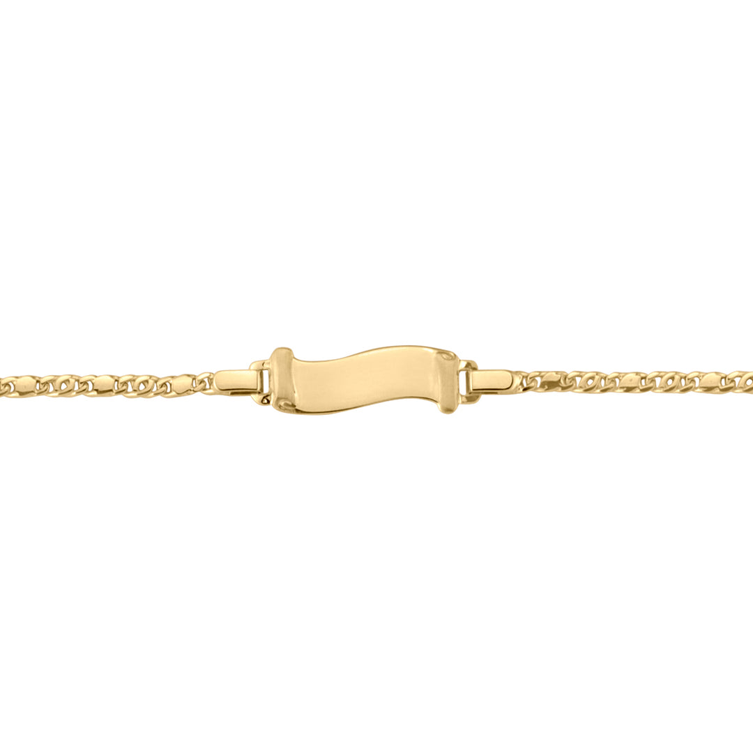 Yellow Gold ID Bracelet — 2.3mm, 6"
