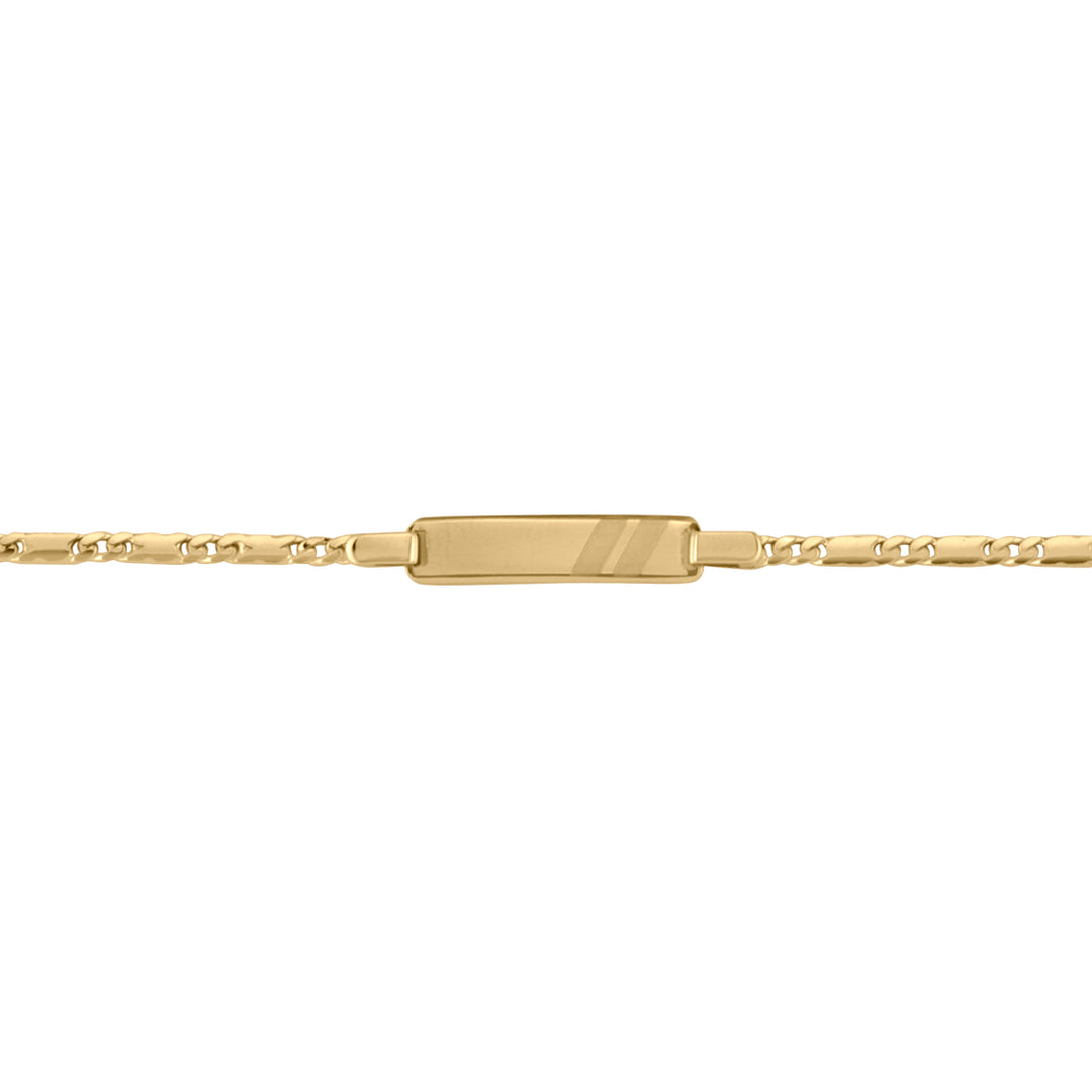 Yellow Gold ID Bracelet — 2.1mm, 6"