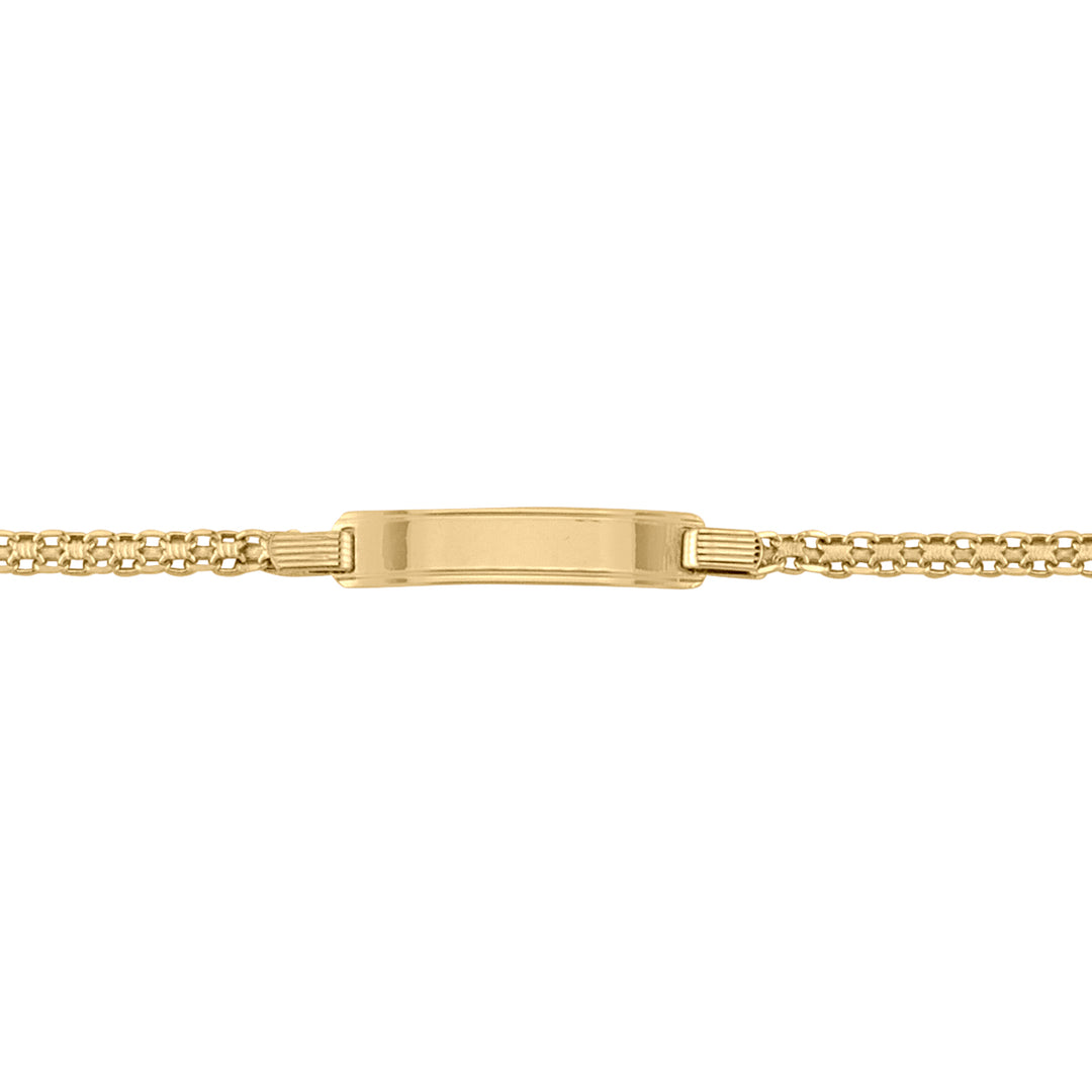 Yellow Gold Bismark Bracelet — 3.1mm, 6"