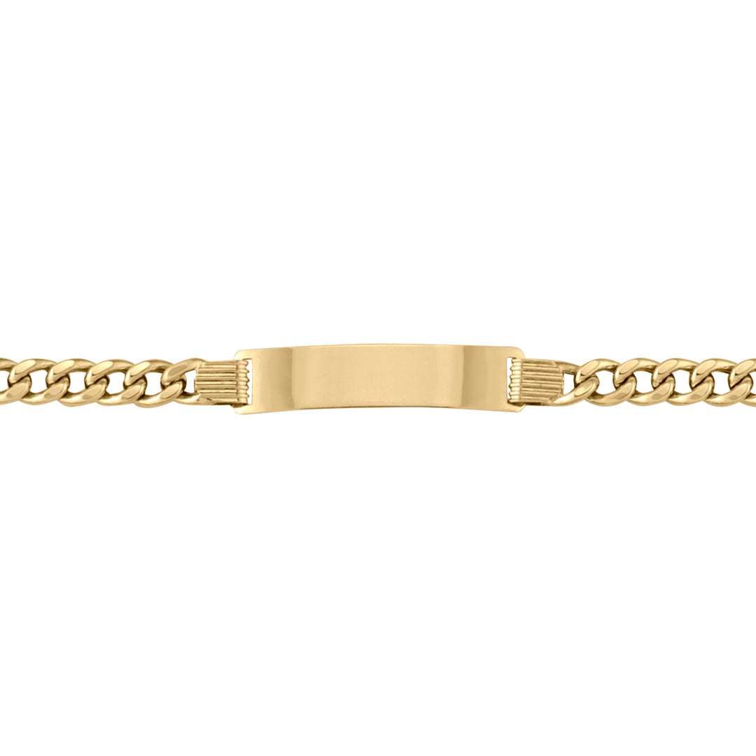 Yellow Gold Curb Bracelet — 5mm, 7"