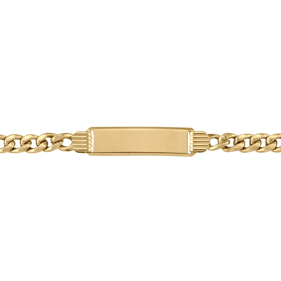 Yellow Gold Link Bracelet — 4.5mm, 8"