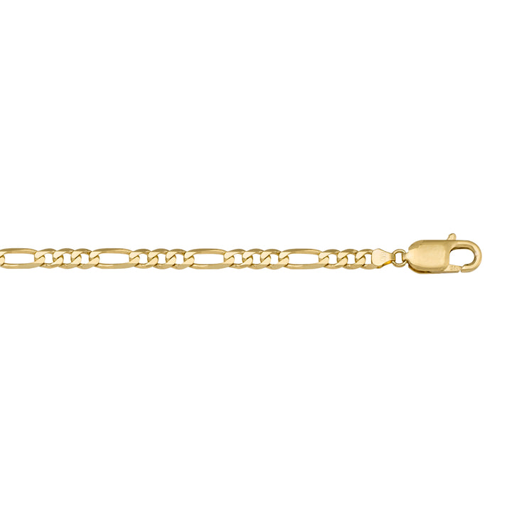 Yellow Gold Figaro Bracelet — 5.7mm, 8"