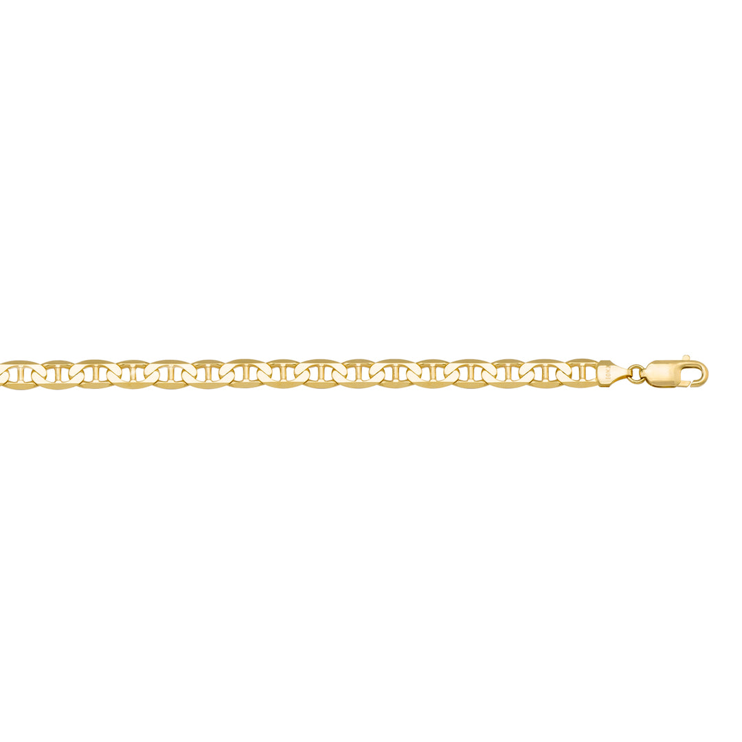 10K / 14K / 18K Yellow Gold Anchor Necklace 3.6mm - an everyday treasure