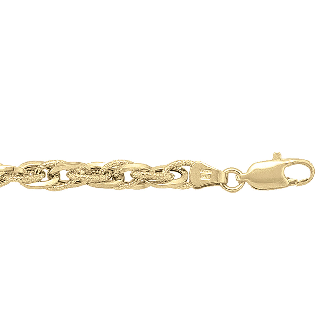 Yellow Gold Charm Bracelet — 4.8mm, 7.5"
