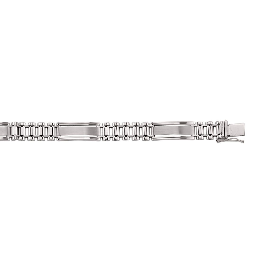 White Gold Fancy Bracelet — 8.6mm, 8"