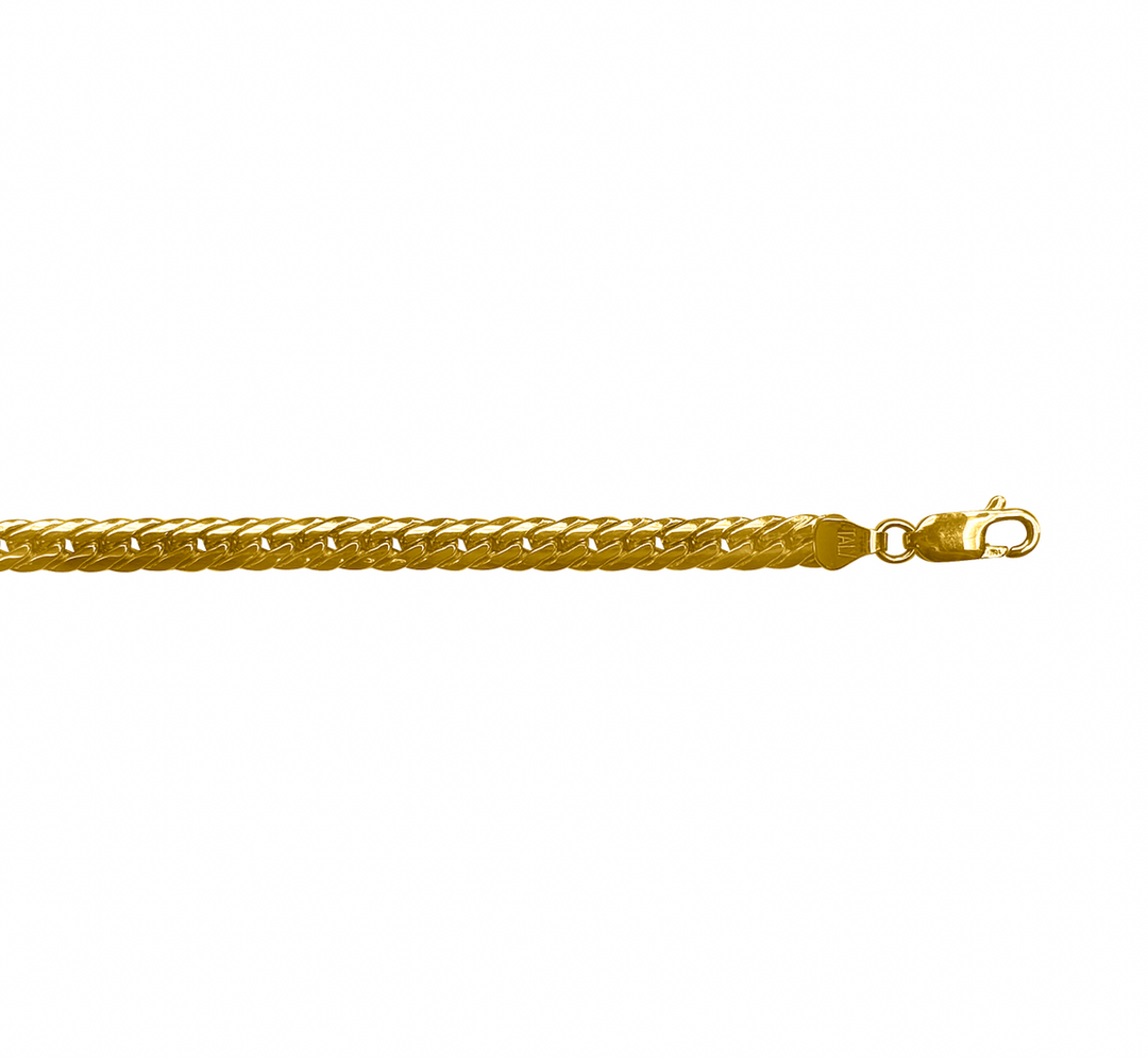 Gold Link Bracelet — 5mm, 7"