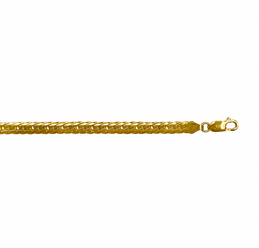 Gold Link Bracelet — 6mm, 8"