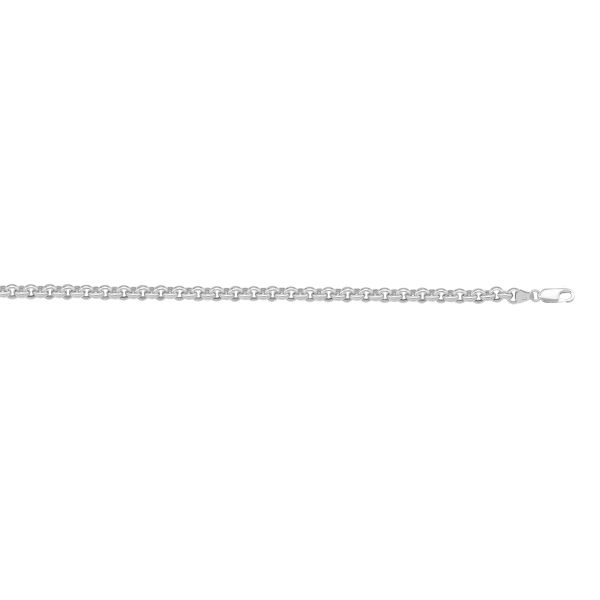 Yellow Gold Rolo Bracelet — 2.9mm, 7"