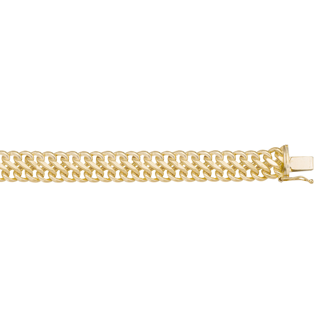 14K / 18K Yellow Gold Saduza Necklace 7mm - bold yet elegant