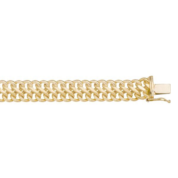 Yellow Gold Saduza Bracelet — 9mm, 7.5"