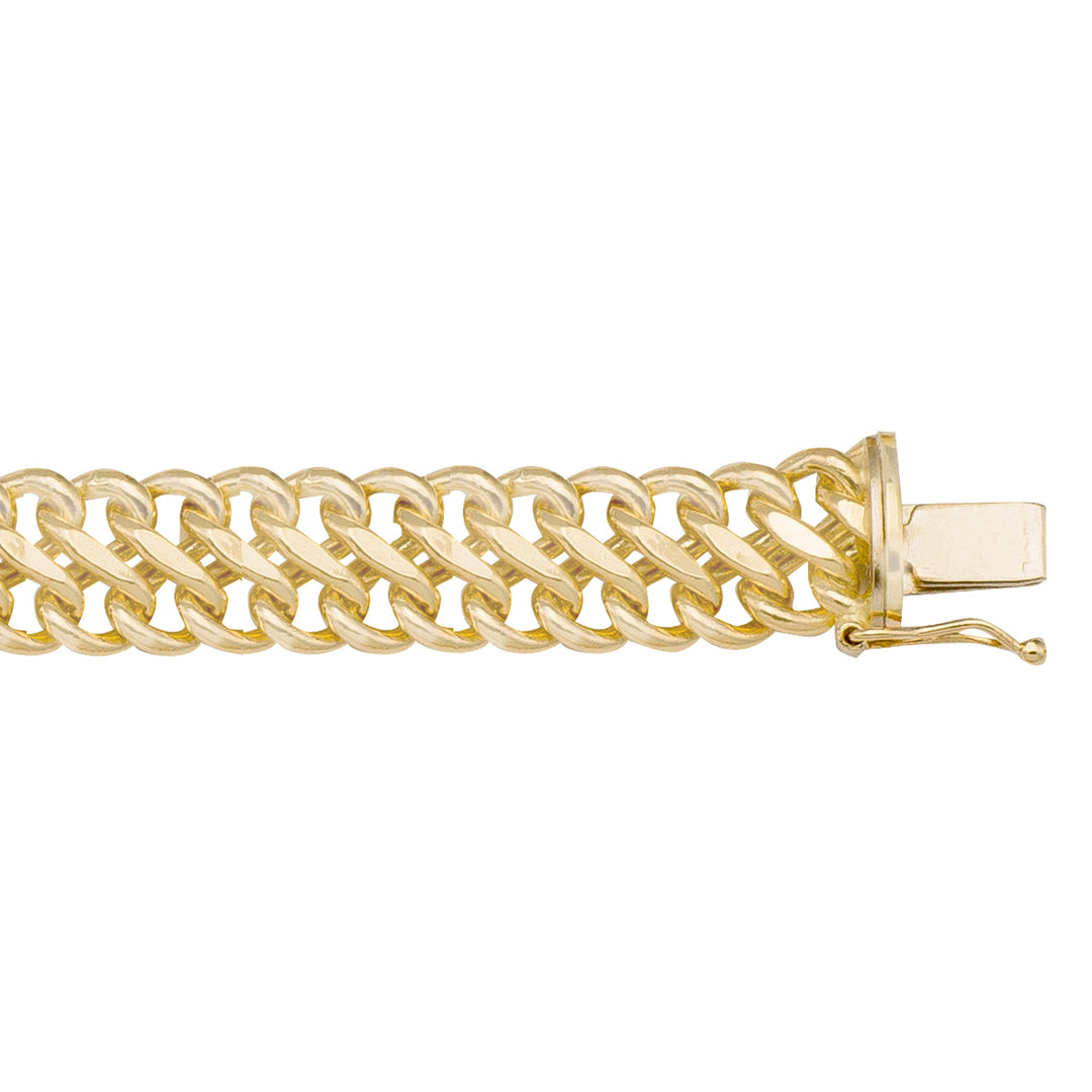 Yellow Gold Saduza Bracelet — 12.5mm, 7.5"