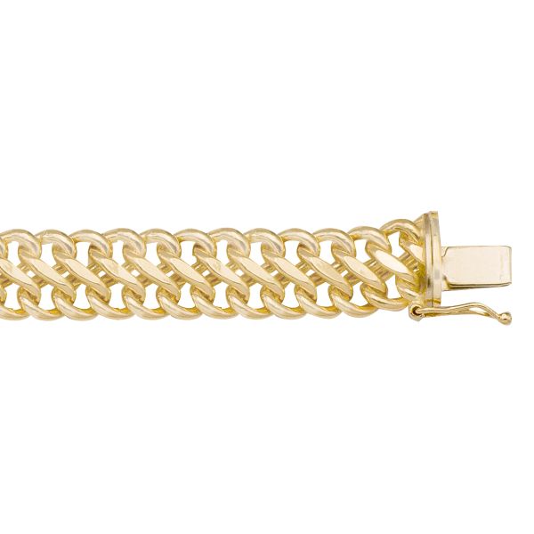 Yellow Gold Saduza Bracelet — 12.5mm, 7.5"