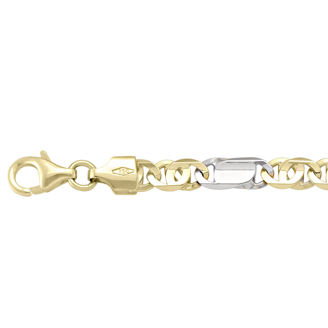 Gold Fancy Bracelet — 5.1mm, 8"