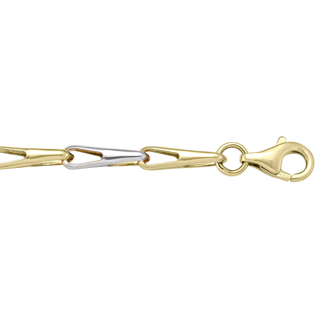 Gold Fancy Bracelet — 3.1mm, 8"