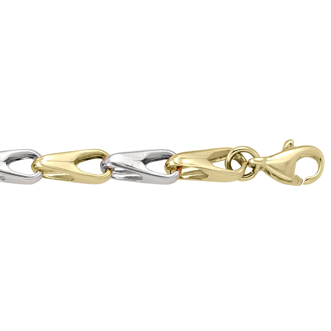 Gold Fancy Bracelet — 4.1mm, 8"