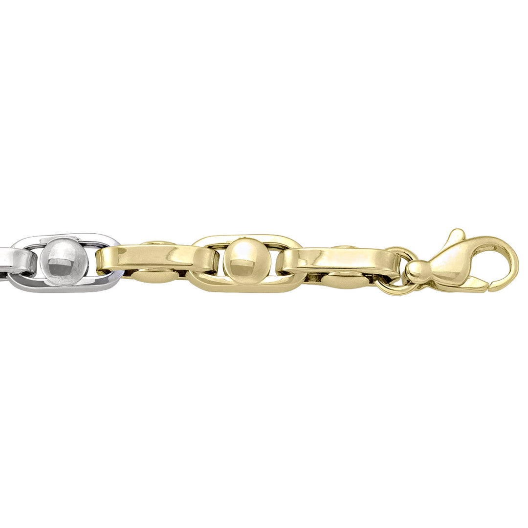 Gold Fancy Bracelet — 5.7mm, 8"