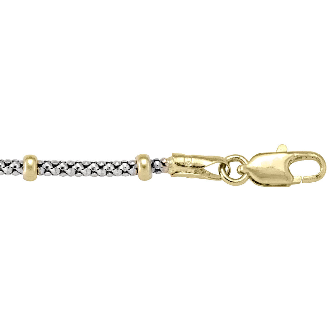 Gold Bead Bracelet — 2.7mm, 7"