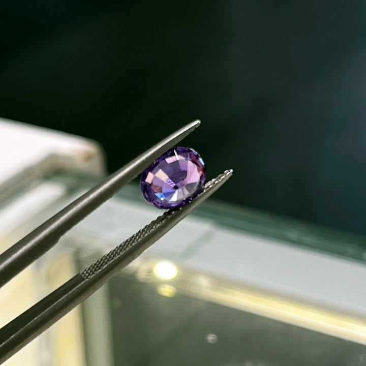 Oval light purple sapphire 1.79ct loose gemstone