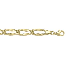 Yellow Gold Fancy Bracelet — 6.4mm, 7.5"