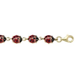 Yellow Gold Link Bracelet — 6.6mm, 7.25"