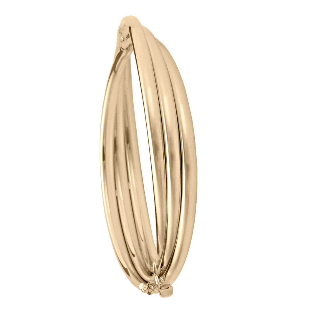 Yellow Gold Fancy Bangle, 11.4mm