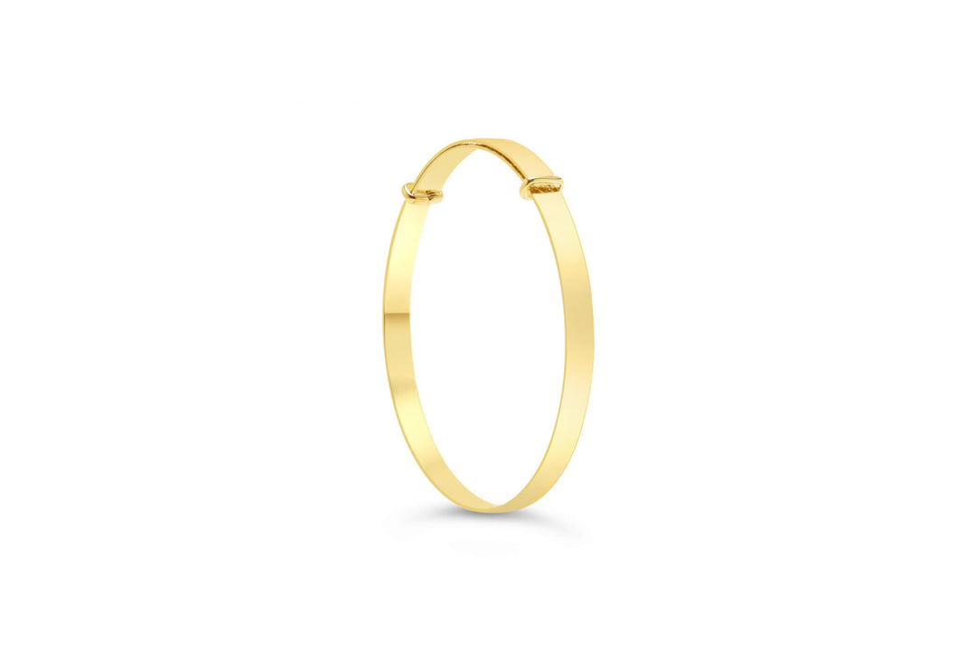 10K High-Polish Expandable Baby Bangle