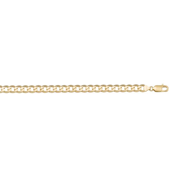 10K / 14K / 18K Yellow Gold Open Link Necklace 4.5mm